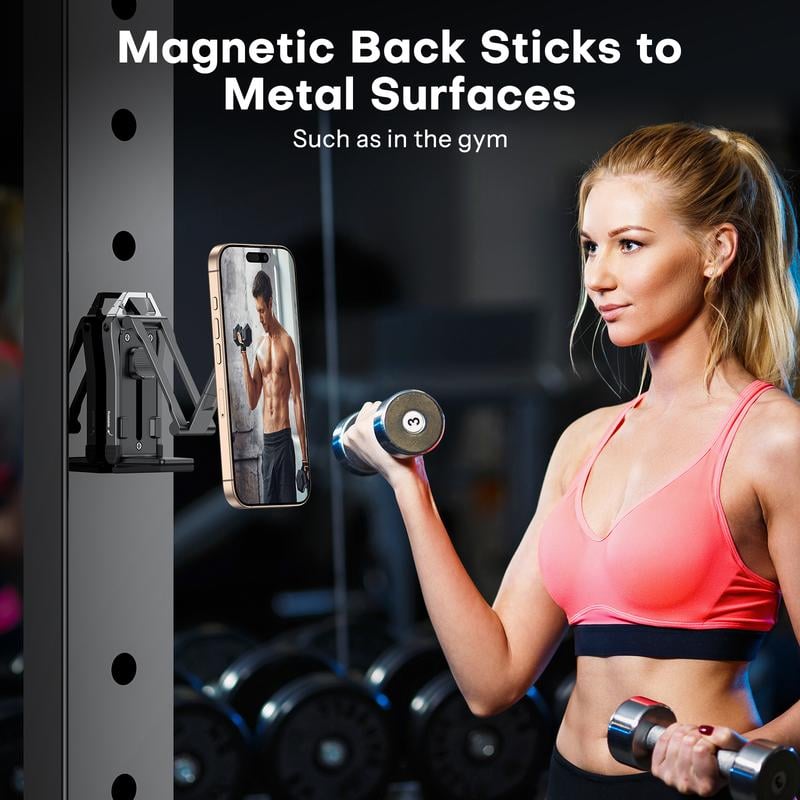 MagSafe-Compatible 4-in-1 Travel Tripod & Clamp Mount