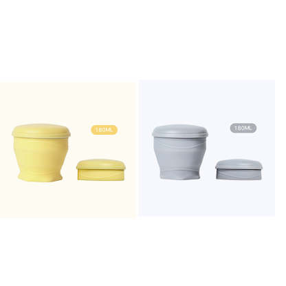 Collapsible Silicone Travel Cup with Lid