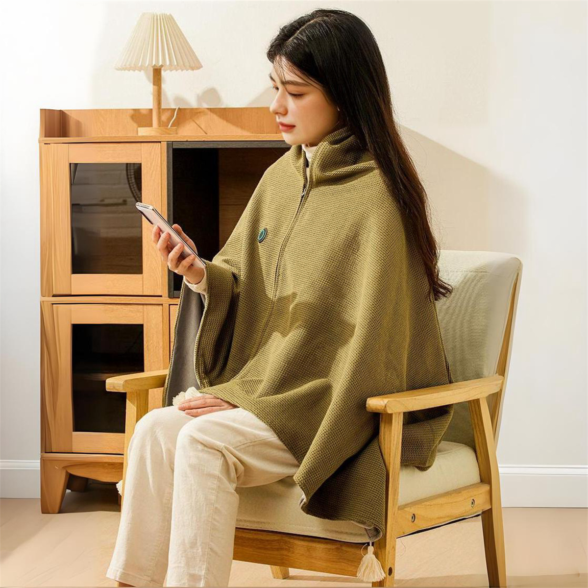 🎅Best Winter Gifts 🔥Favorite Portable Heated Shawl (Buy 2 Free Shipping)