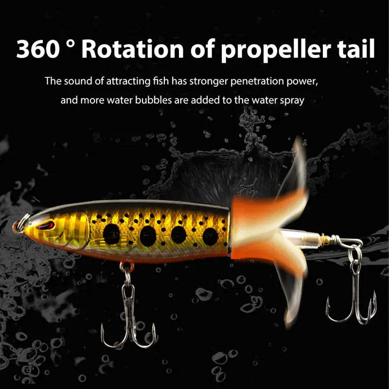 Multi-Jointed 360° Rotating Tail Lure