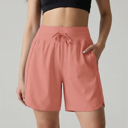 ⏰Hot Sale Women's Active Athletic Long Running High Wasistband Shorts