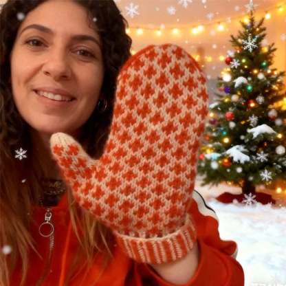🎅The Naughty List Mittens | Cozy Knit with a Hidden Attitude 🖕✨