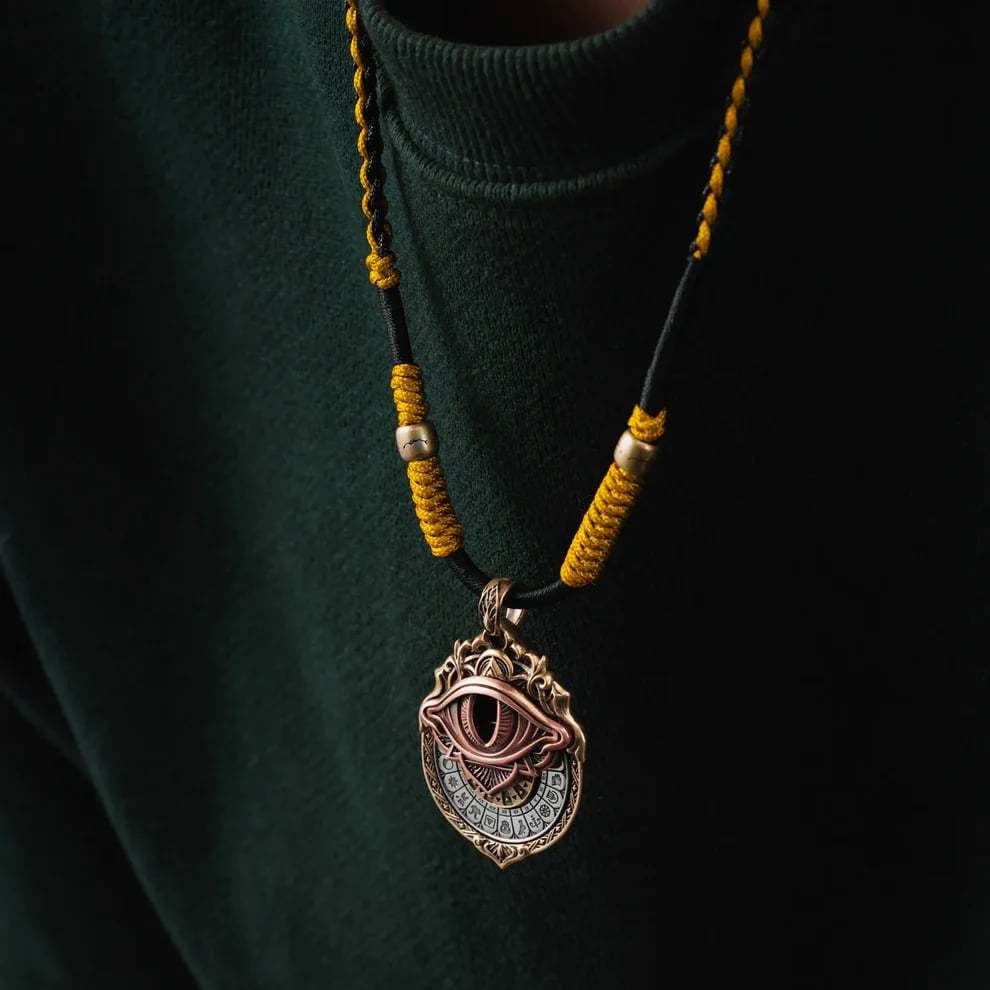 👁️‍🗨️Handmade Tarot Vision Pendant: Connect to Cosmic Wisdom Anytime(✨Comes with instruction manual)