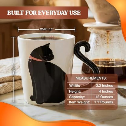 Black Cat Coffee Mug
