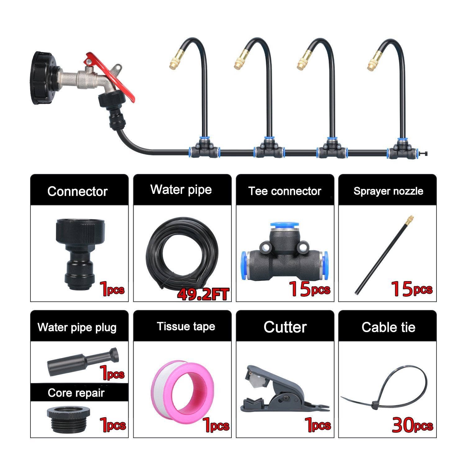 Outdoor Misting Cooling System