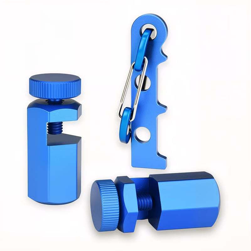 Tall Stair Gauges for Framing Square �C Hexagonal Stable Lock with Holder & Hook for Carpentry & Circular Saw