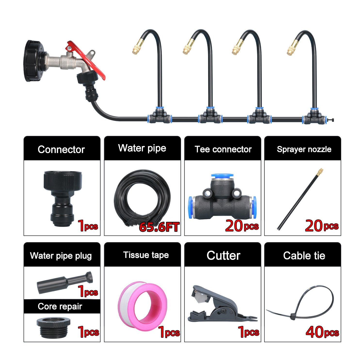 Outdoor Misting Cooling System
