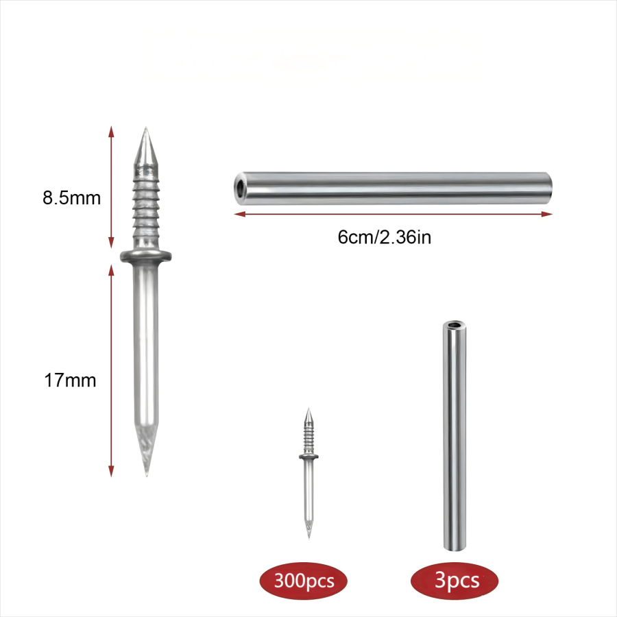Double-Headed Skirting Thread Seamless Nail Non Marking