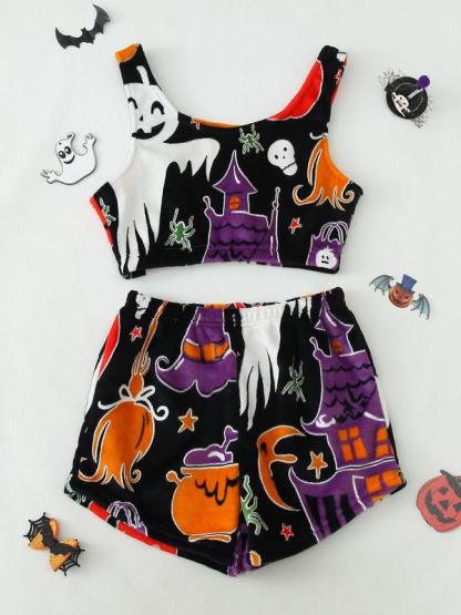 GloWitch Pro: Glow-in-the-Dark Halloween Pajama Set