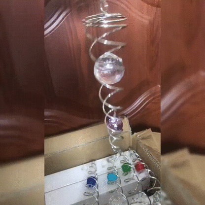 🔥 Last Day Sale Price |✨ Sacred Journey Spiral Crystal - Handmade by Sarah Moon (14 inches Length)