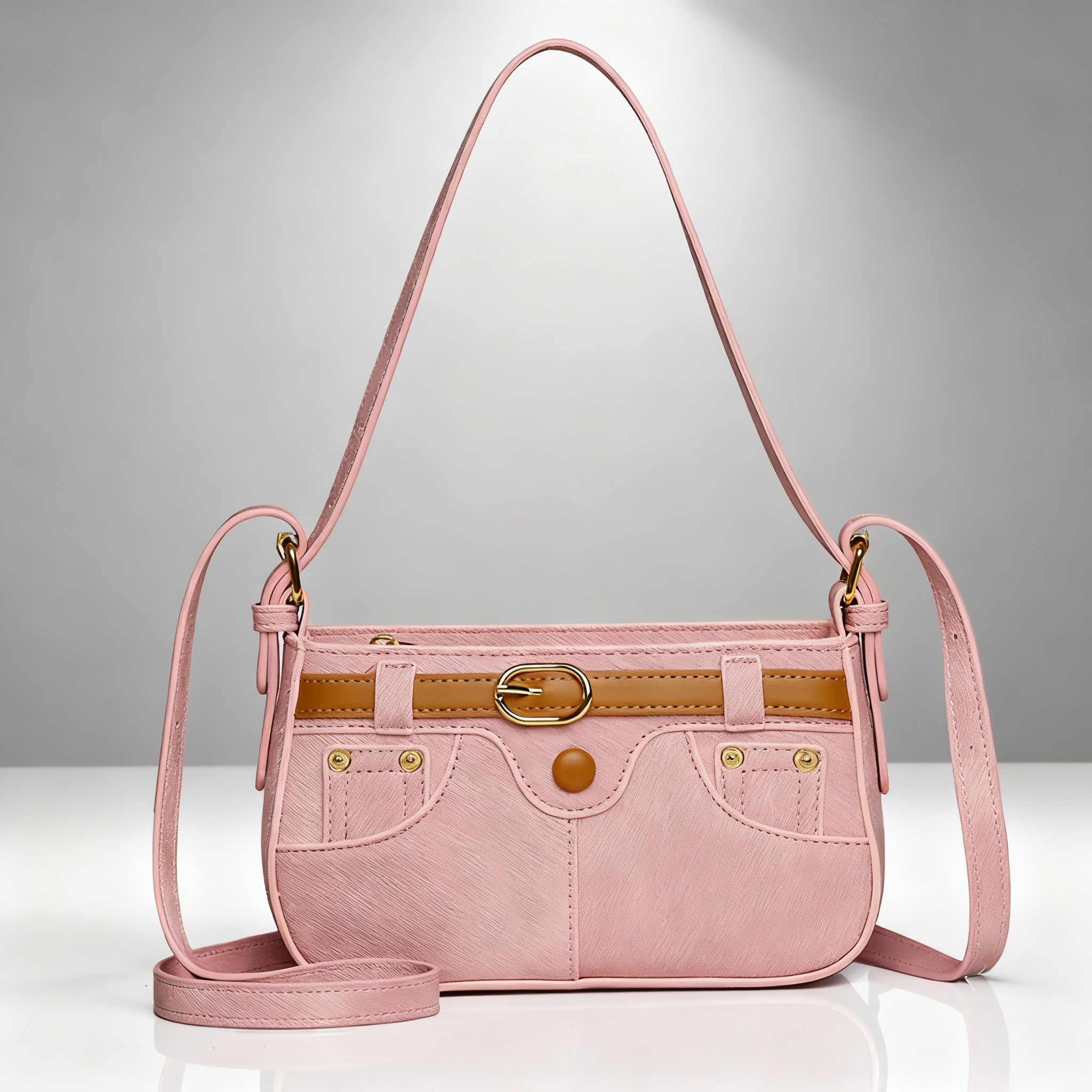 Stylish denim handbag