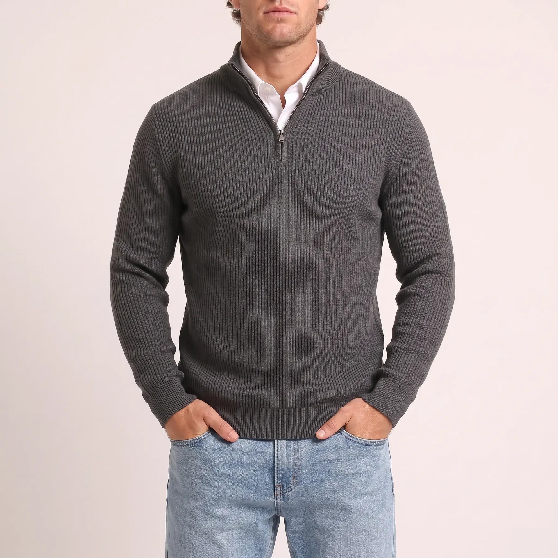 Men's Fleece Quarter-Zip Pullover
