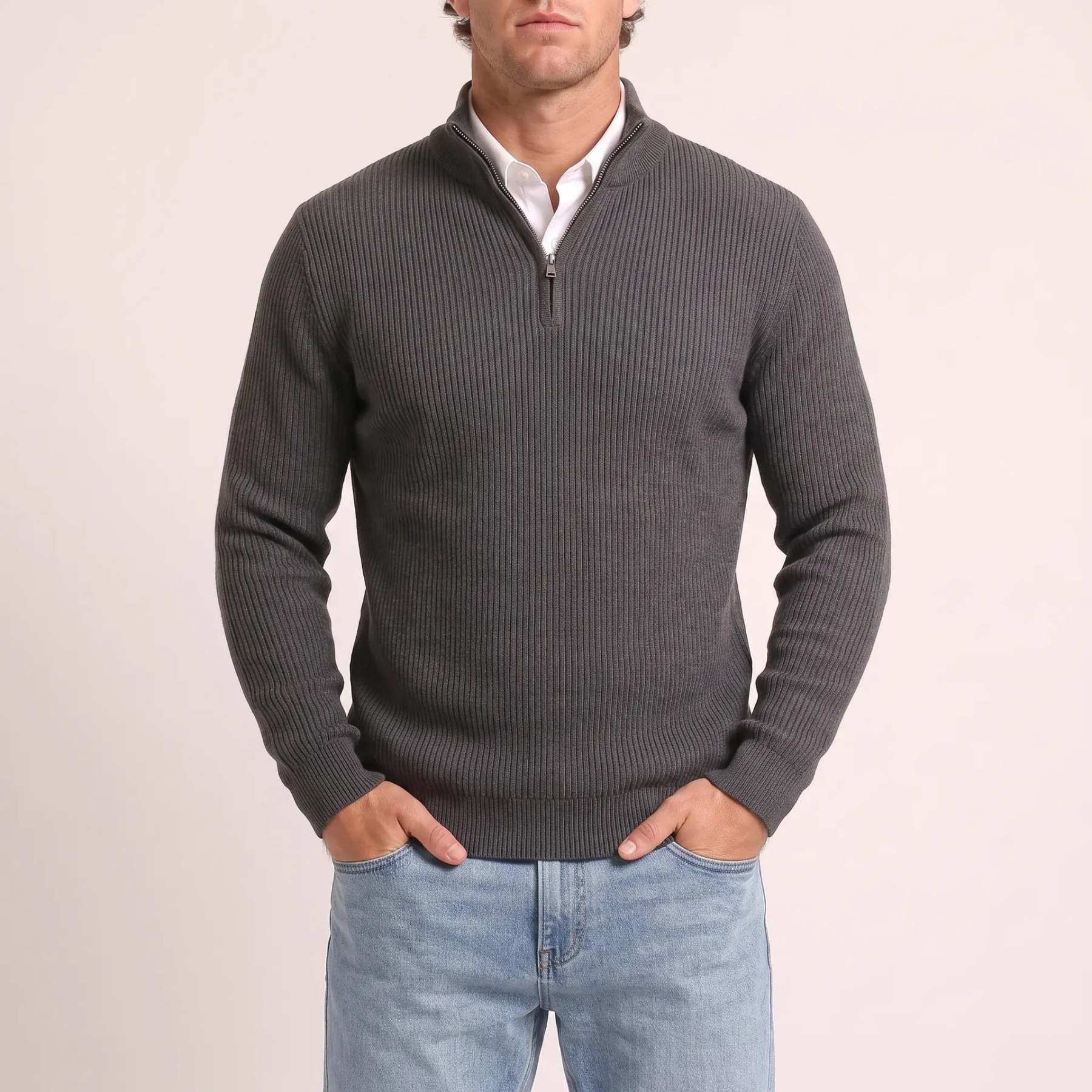 Men's Fleece Quarter-Zip Pullover
