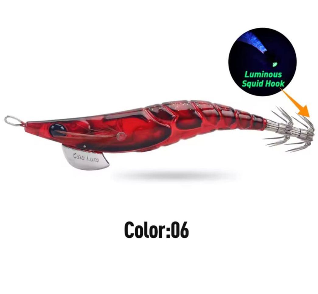 Premium Squid Jigs – Fishing Made Easy! - Kit 3pcs or 6pcs