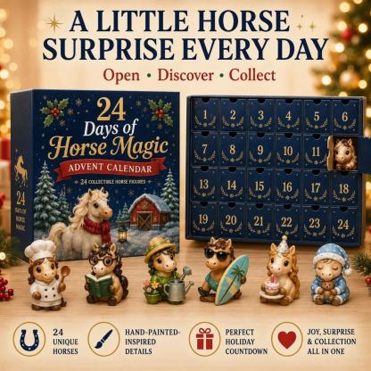 ⏰Limited Stock 50% OFF - 🎄 🐴2026 Horse Advent Calendar | 24 Days of Horse Magic🎁