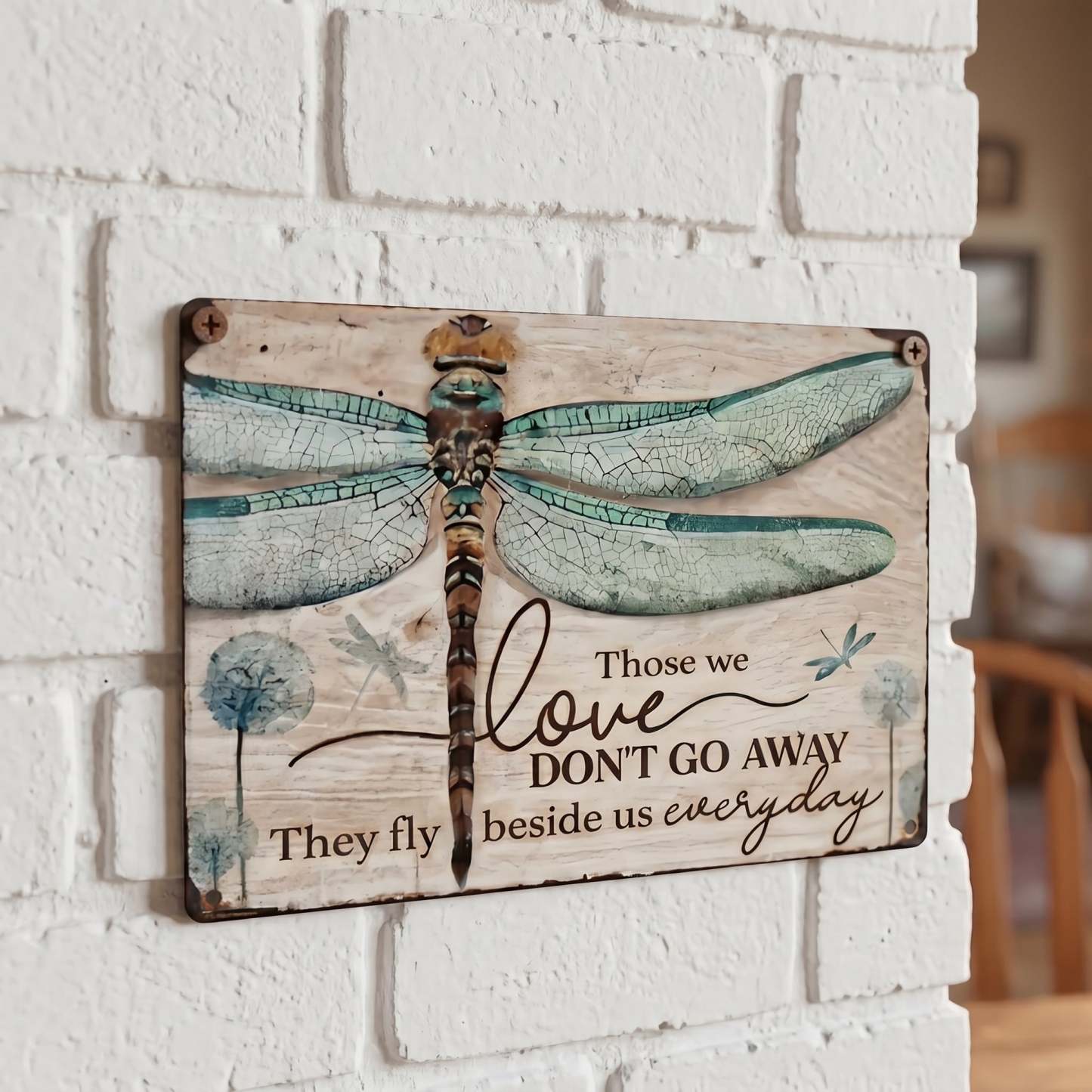 Dragonfly Memorial Plaque – Sympathy Gift
