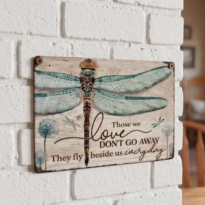 Dragonfly Memorial Plaque – Sympathy Gift