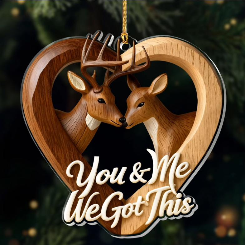 You & Me We Got This - Personalized 1-Layer Acrylic Ornament