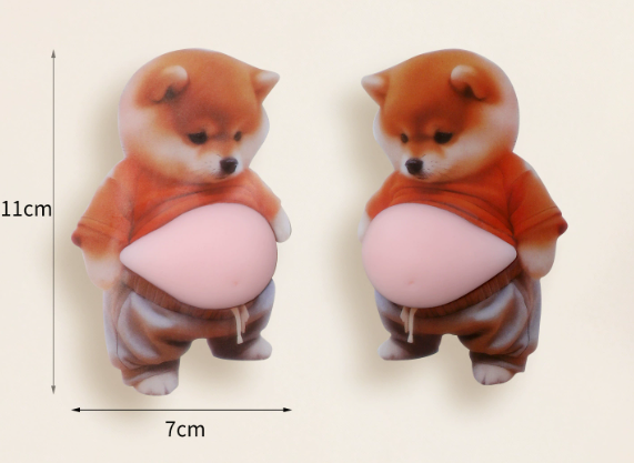 Chubby Shiba Inu Anti-Collision Sticker