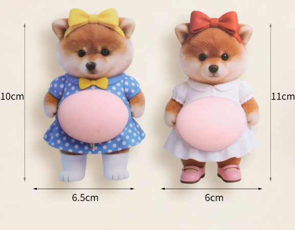 Chubby Shiba Inu Anti-Collision Sticker