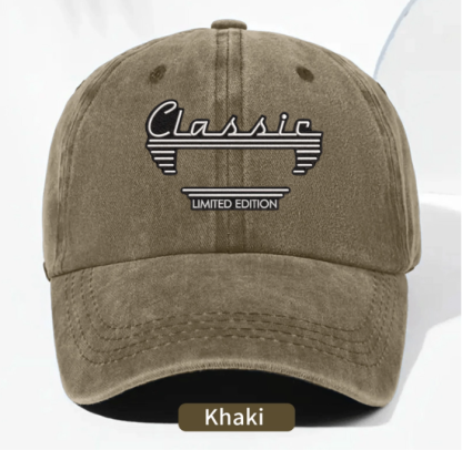 Personalized Washed Denim Baseball Cap, Custom Vintage Look Unique Gift for Dad or Friend