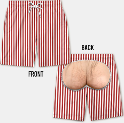 Custom Funny Men Swim Trunks - Personalized Summer Vacation And Travel Gifts For Husband, Son, Grandson, Yourself - Cheeky Mode On