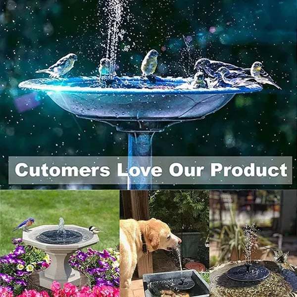 💐50% OFF ! Solar Bird Bath Pump – Bring Nature to Your Garden 🐦💧【Limited Offer】