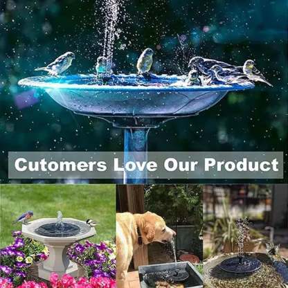 💐50% OFF ! Solar Bird Bath Pump – Bring Nature to Your Garden 🐦💧【Limited Offer】
