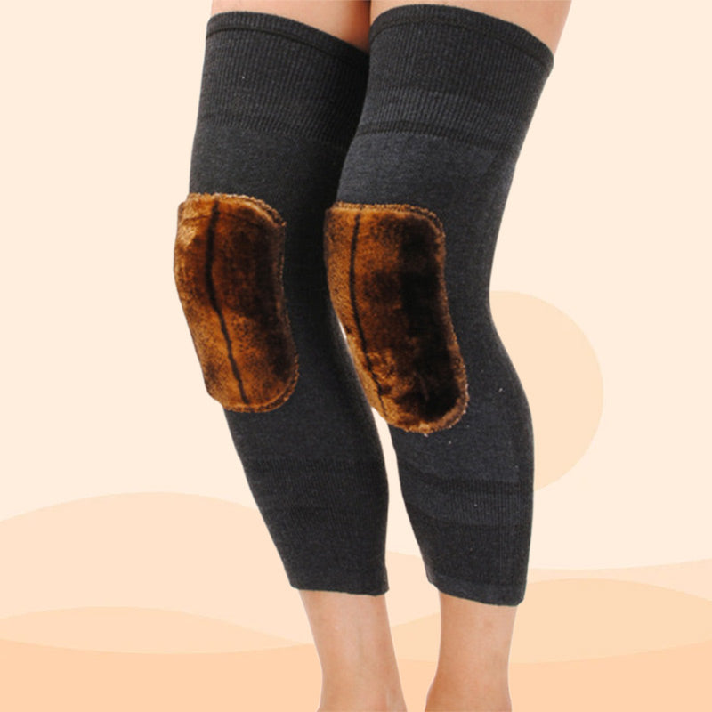 🔥Universal Cold Protection Thickened Faux Furred Knee Pads