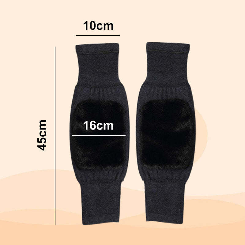 🔥Universal Cold Protection Thickened Faux Furred Knee Pads