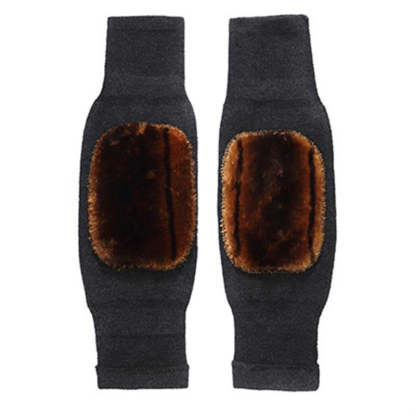 🔥Universal Cold Protection Thickened Faux Furred Knee Pads