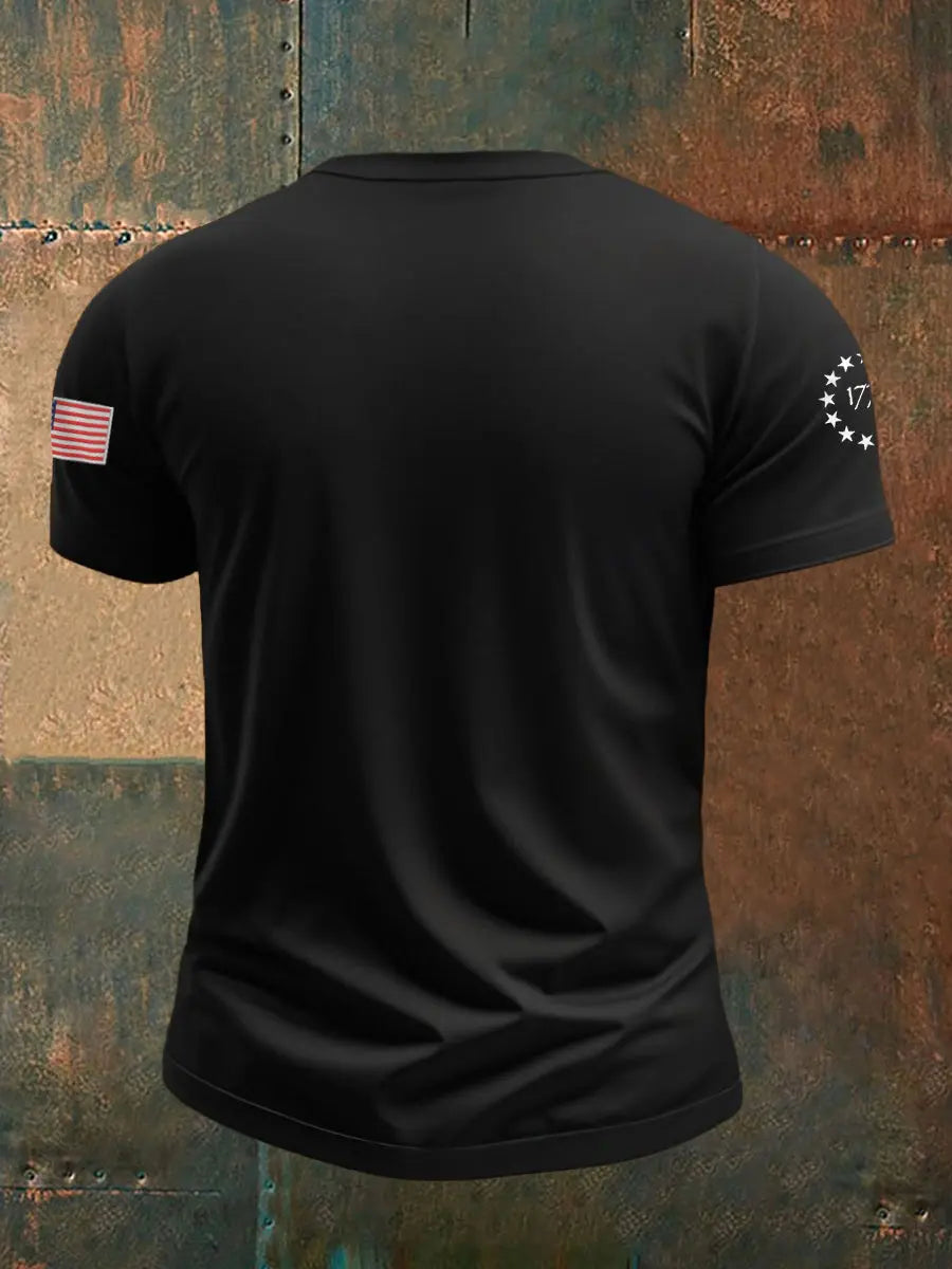 Men's I Identify As An American Casual Patriot Tee