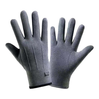 Windproof warm gloves with touchscreen and non-slip grip