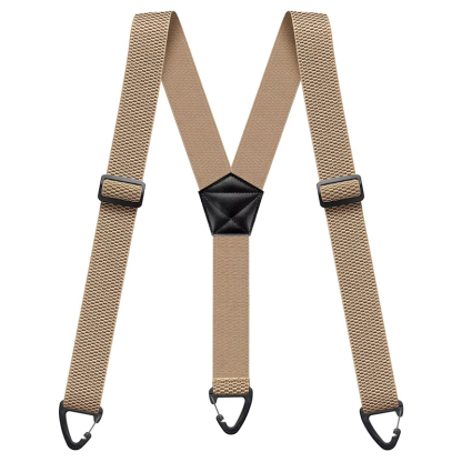 Men's X-Back Suspenders with Hook Clips