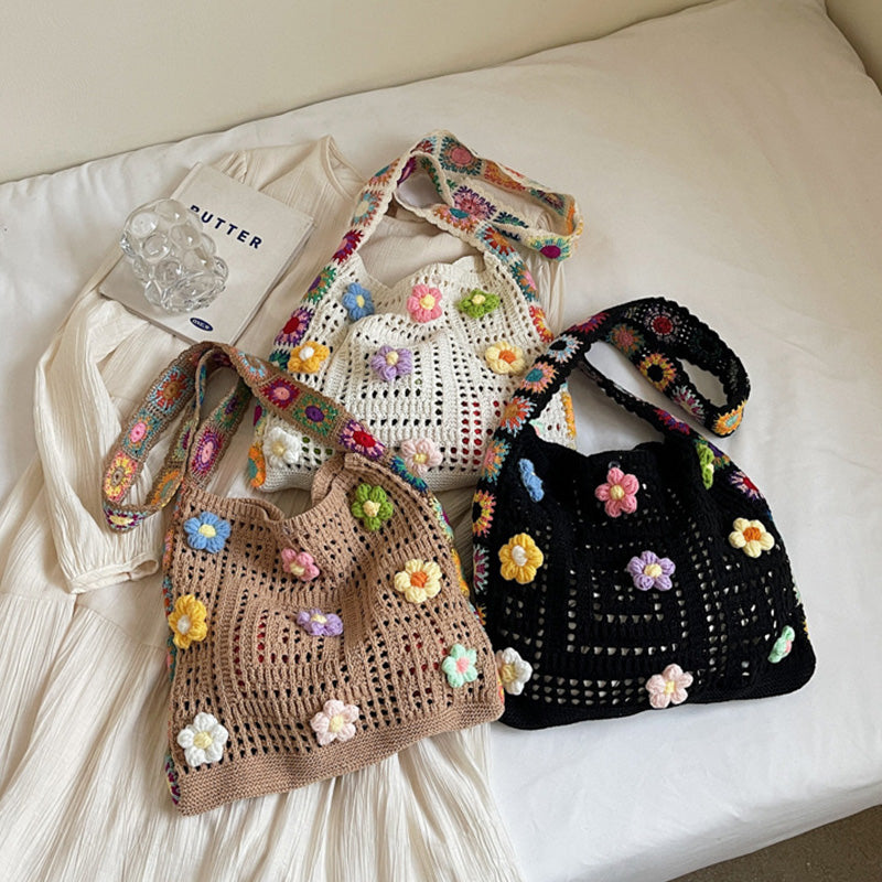 📢📢50% OFF !! ⏰Women’s Crochet Ethnic Shoulder Bag