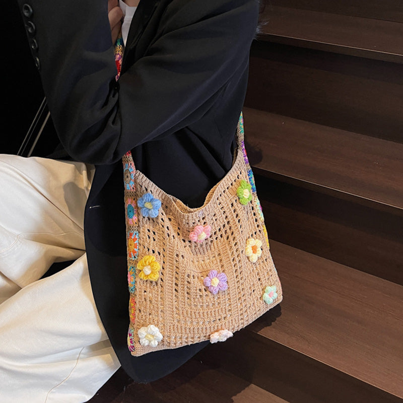 📢📢50% OFF !! ⏰Women’s Crochet Ethnic Shoulder Bag