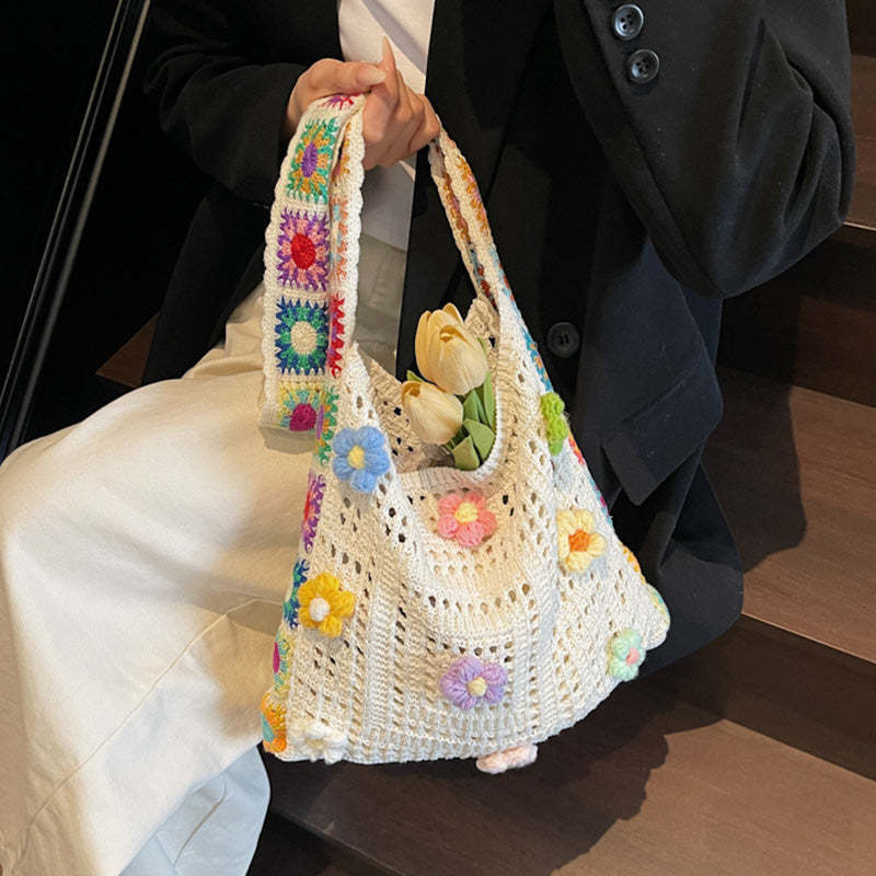 📢📢50% OFF !! ⏰Women’s Crochet Ethnic Shoulder Bag