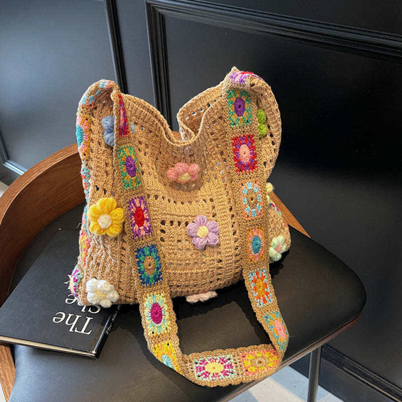 📢📢50% OFF !! ⏰Women’s Crochet Ethnic Shoulder Bag