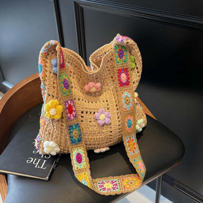 📢📢50% OFF !! ⏰Women’s Crochet Ethnic Shoulder Bag