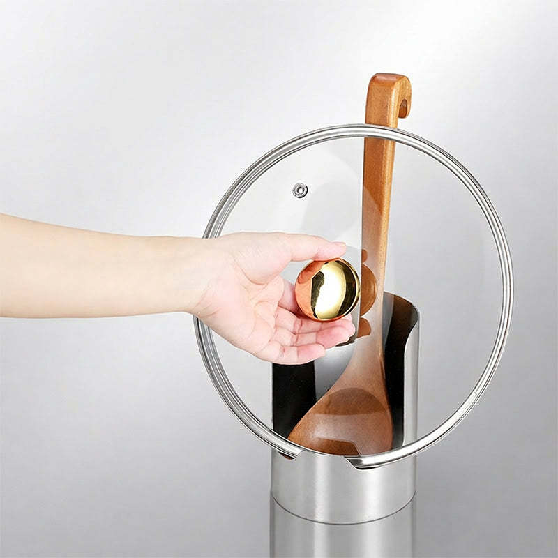 🍳🧑‍🍳49% OFF! Multi-Functional Kitchen Utensil Holder – Holds pot lids, spatulas & cutting boards. Thickened stainless steel, space‑saving. 🛡️✨