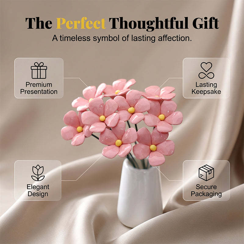 📢📢40% OFF !! ⏰Everlasting Ceramic Floral Decoration
