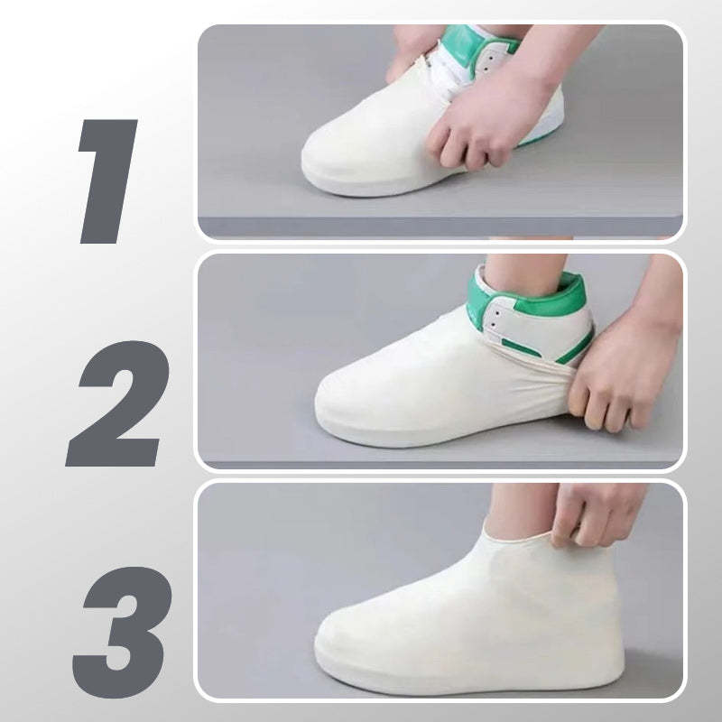 📢📢50% OFF !! ⏰ Waterproof Rain Shoe Cover – Non-slip sole & easy on/off – Reusable, perfect for wet weather or muddy walks – fits most shoes, keeps feet dry 🌧️