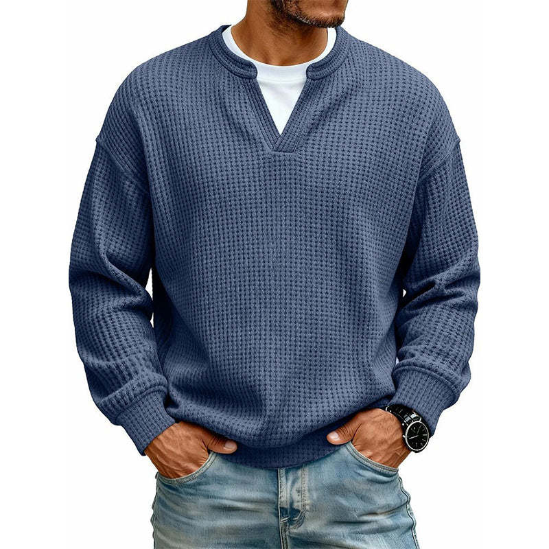 Layered Comfort Waffle Tee