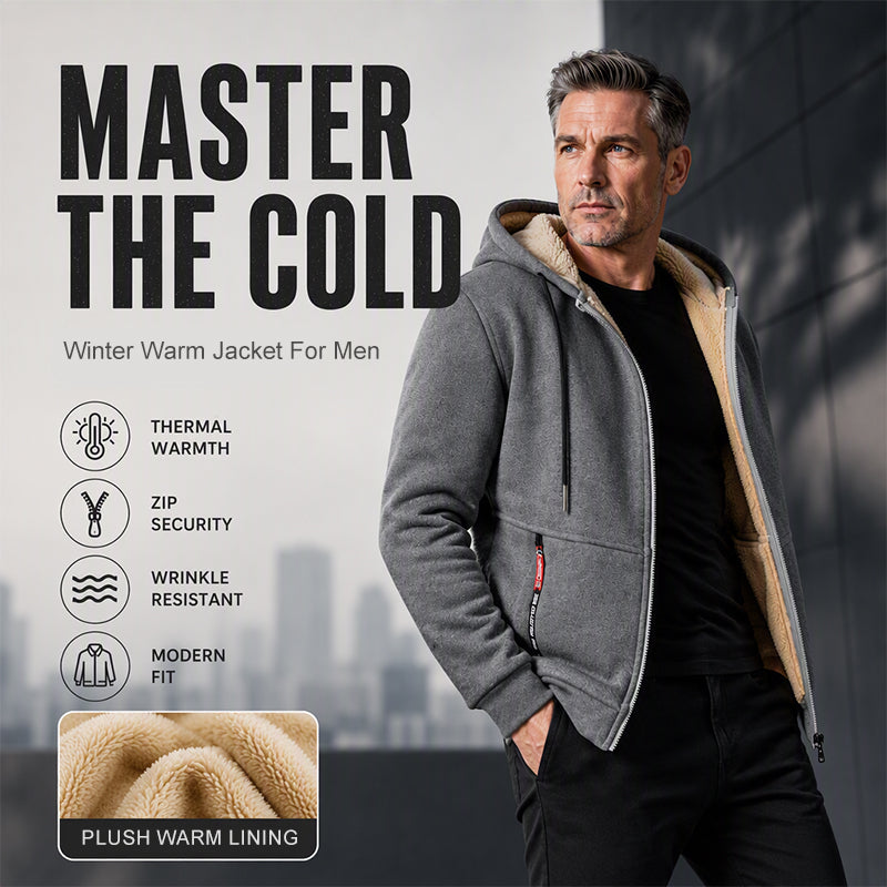 ❄️ Built for Cold Days | Men's Warm Hooded Winter Jacket 