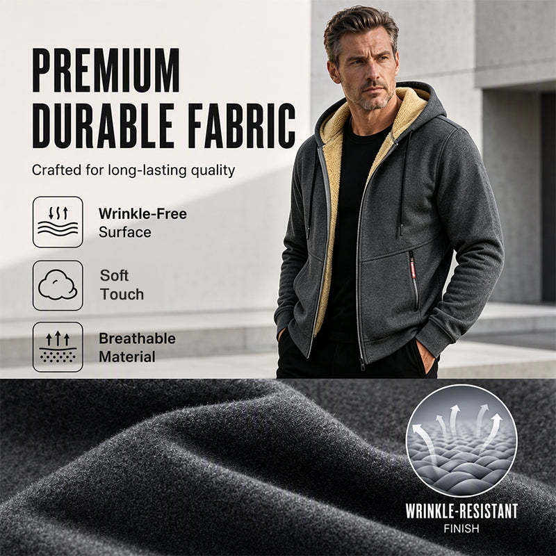 ❄️ Built for Cold Days | Men's Warm Hooded Winter Jacket 
