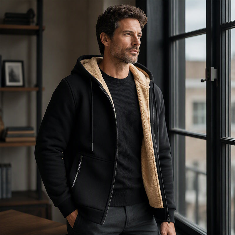 ❄️ Built for Cold Days | Men's Warm Hooded Winter Jacket 