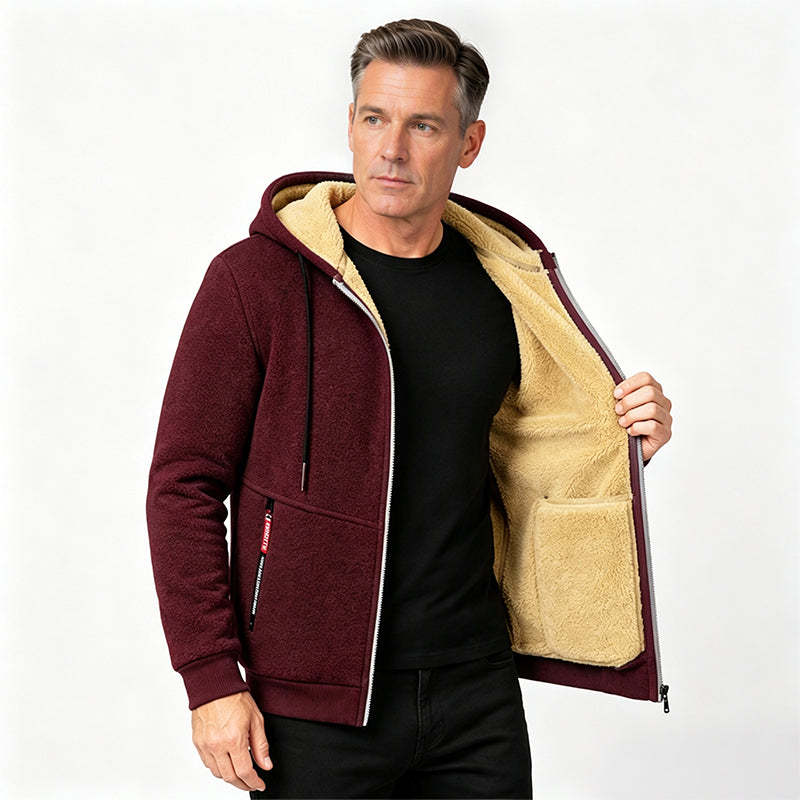 ❄️ Built for Cold Days | Men's Warm Hooded Winter Jacket 