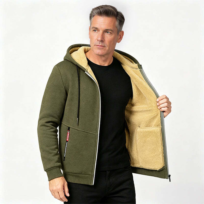 ❄️ Built for Cold Days | Men's Warm Hooded Winter Jacket 