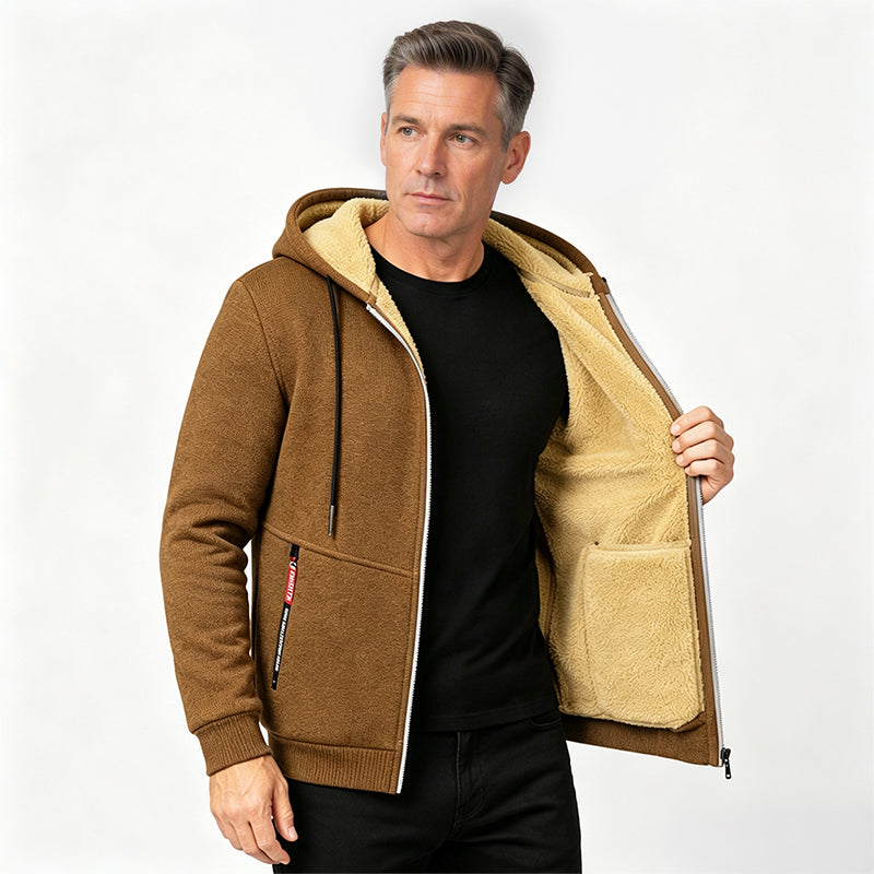 ❄️ Built for Cold Days | Men's Warm Hooded Winter Jacket 