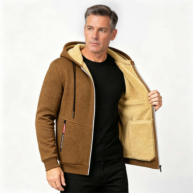 ❄️ Built for Cold Days | Men's Warm Hooded Winter Jacket 
